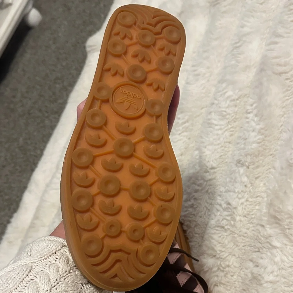 Adidas Women's Chocolate and Blush Sneakers gazelle bold - Picture 5 of 6
